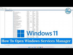 ✅ How To Open Windows Services Manager in Windows 11