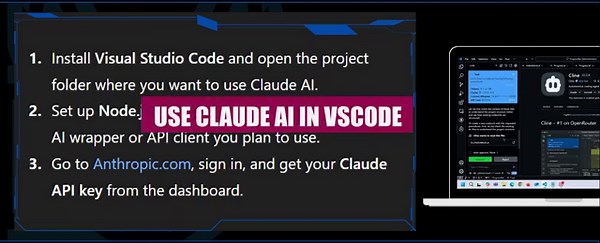 How To USE Claude AI In VScode QUICK & EASY 2025
