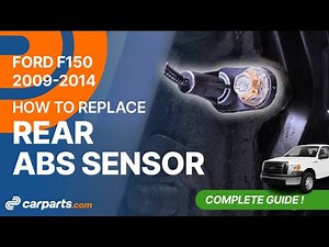 How to replace the Rear ABS Sensor 2009-2014 Ford F150 🚗