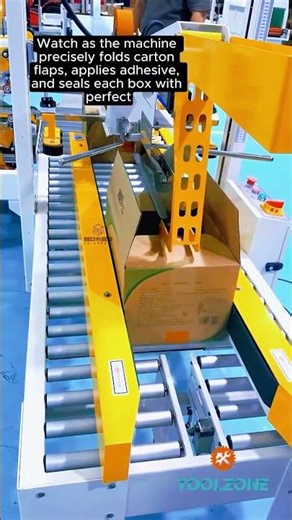 Automatic Carton Folding & Sealing — Precision in Seconds #industrialautomation