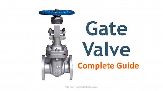Types of Gate Valve and Parts - A Complete Guide for Engineer