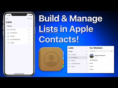 How to create and manage lists in Apple Contacts App for iPhone & iPad