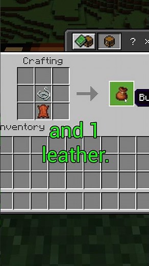 How To Make A Bundle in Minecraft 1.21 #shorts #minecraftshorts