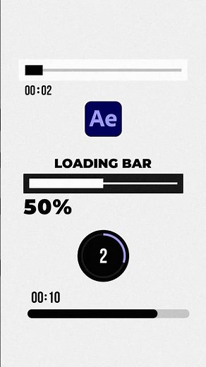 Create Loading Bar Animations in After Effects #tutorial