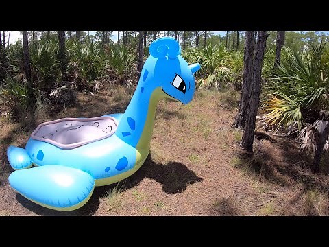 Lapras Pokémon Inflatable Pool Toy Inflation