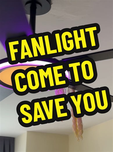 Smart Fan Light: Effortless Control and Clean Design