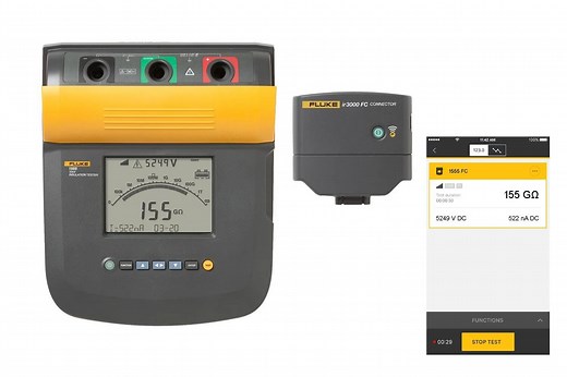 Fluke 1555 FC 10 kV Insulation Tester