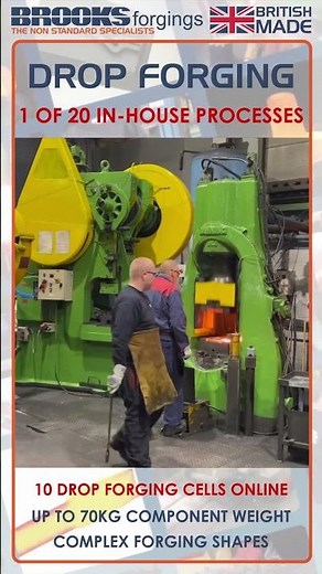 Drop Forging Process #shorts #forging #manufacturing