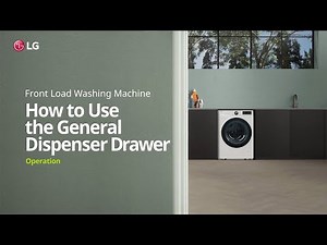 LG Washer : How to Use the General Dispenser Drawer | LG