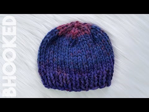 Really Easy Knit Baby Hat Tutorial