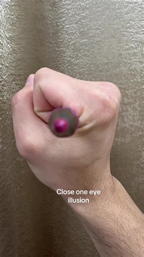 Close One Eye: Explore Optical Illusions