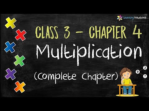 Class 3 Maths Chapter Multiplication (Complete Chapter) with free worksheet