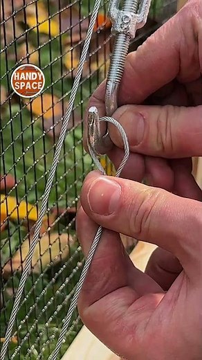 Gate Fixed Instantly! A Simple Cable Trick for Farmers!