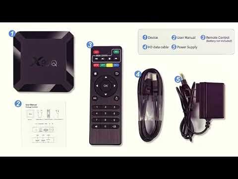 X96Q Smart Android TV BOX Android 12.0 Support 4K video Allwinner H3