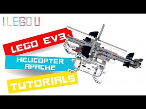 LEGO EV3 Building Instructions - HELICOPTER APACHE TUTORIALS - [design by I LEGO U]