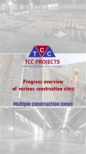 TCC Projects Pvt Ltd on Instagram: "TCC Projects Private Limited is proud to showcase simultaneous progress across our diverse industrial portfolio. Our commitment to excellence is evident in every zone: Structural Erection: Rapid assembly of large-scale industrial steel frameworks. Substructure Work: Precision excavation for foundations and pits is moving forward. Infrastructure: Active development on underground utilities and large-diameter piping. Finishing: Implementing high-precision Laser