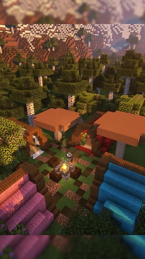 A little spawn idea for when just starting out on a server! #minecrafttutorial #minecraftbuild #mcyt #minecrafter #mcyttiktok #minecraft