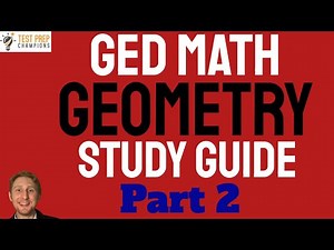 Ultimate GED Math Geometry Study Guide to Pass Faster Part 2
