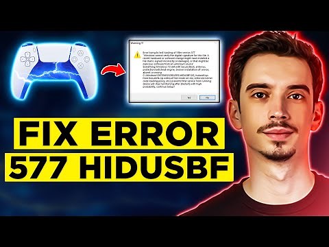 How To Fix Error 577 hidusbf When Overclocking Controller On Windows 11
