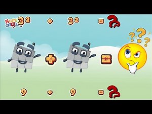 SQUARE NUMBERS | NUMBERBLOCKS 1 TO 100 | ADD 2 IDENTICAL SQUARE NUMBERS | LEARN TO COUNT COLORART_ID