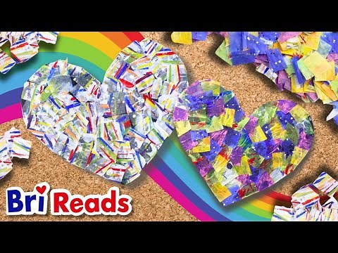 Eric Carle Art! | Easy Painted Tissue Paper Process Art Project for Kids