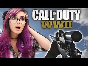SNIPER WOLF SNIPING | COD WW2 Multiplayer Gameplay