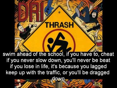 D.R.I. - Beneath The Wheel (Lyrics)