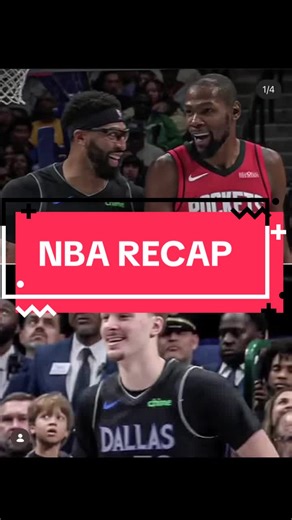 Dallas Mavericks vs Rockets Anthony davis 29 points Cooper flagg 19 points Kevin Durant 27 points Warriors vs Cavs Pat Spencer 19 points Donovan Mitchell 29 points Timberwolves vs Clippers Jaden mcdaniels 27 points Julius randle 24 points Anthony Edwards 15 points James harden 34 points Kawhi Leonard 20 points Kings vs Heat Zach lavine 42 points Piston vs Bucks Cade Cunningham 23 points Kevin porter jr 32 points Hawks vs wizards Jalen Johnson triple double Cj mccollum 28 points Warriors Nets vs 