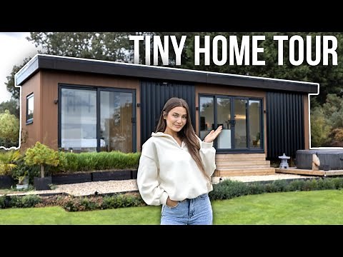 We Built This Ultra Modern TINY House! TINY HOME TOUR 2024!