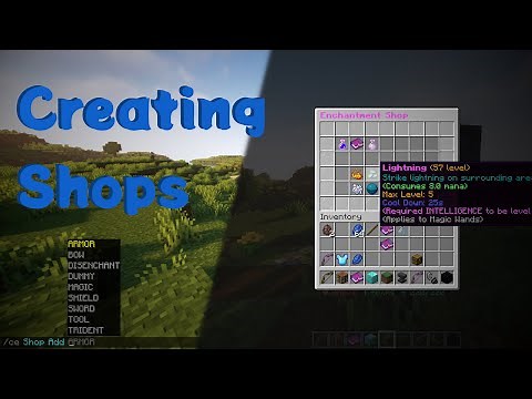 Custom Enchantments 3 | Creating a shop | by JayMar921