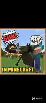 gun mod mcpe #gaming#minecraft