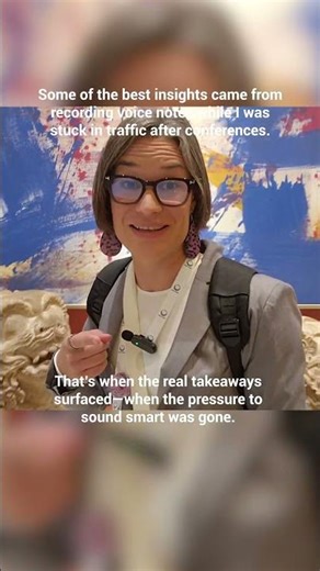 Some of the best takeaways didn’t come from keynote lectures