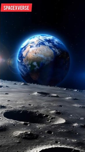 Earth Rise over the moon 🌍🌓#space #spaceexploration #shorts