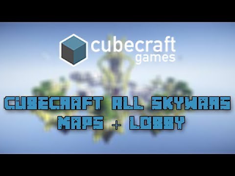 CubeCraft All SkyWars Maps + Lobby DOWNLOAD (30+ Maps!!!)