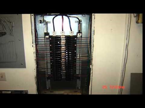 Electrical Wiring- 3 phase panel detail