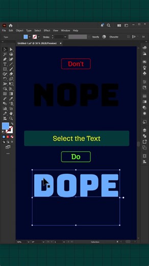 How to Apply Gradient Color on Editable Texts in Adobe Illustrator Very Quickly