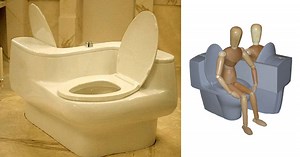 This Double Toilet For Lovers Lets Couples Poo At The Same Time