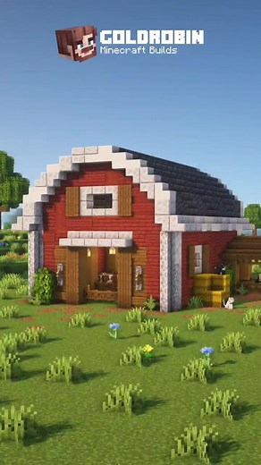 Minecraft Barn for Animals Tutorial