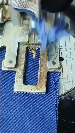 Sewing buttonhole pattern using a traditional sewing machine #sewing