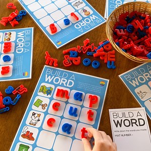 Everyone's favourite way to practice spelling had an update today  now with over 300 different words plus a print friendly white background option too! Find it here >> https://www.classroomhqshop.com/products/build-a-word-cvc-cvcc-ccvc-cvce-pack | Classroom HQ | Facebook