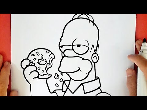 HOW TO DRAW HOMER SIMPSON