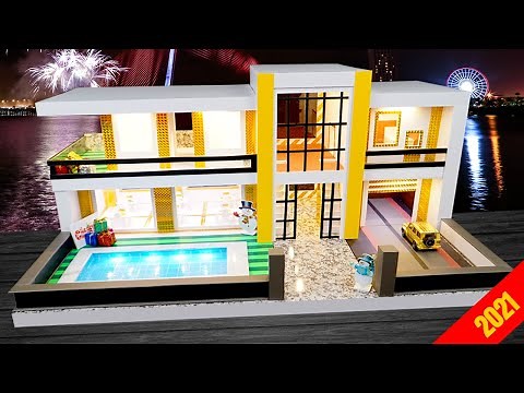 How to Build a Miniature House with Cement and Swimming Pool