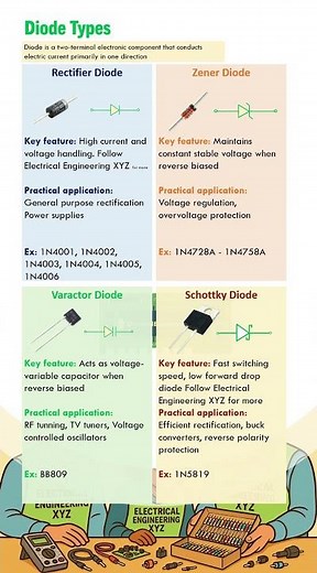Different types of Diodes