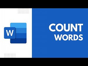 How To Count Words In Word