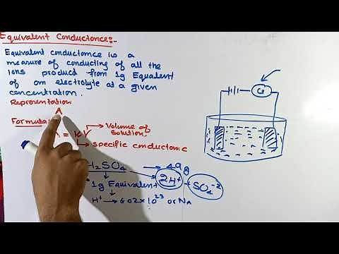 Equivalent conductance | Electrochemistry