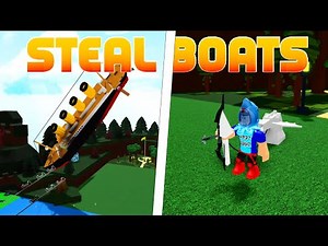 Fly and STEAL BOATS + VOID Glitch! | ROBLOX Build A Boat