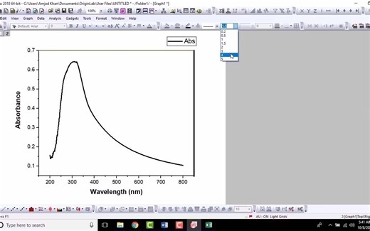 15- 研究生使用Origin绘制Tauc曲线计算带隙（UV-Vis）