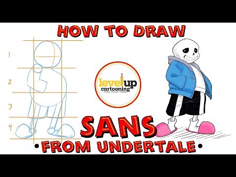 How to Draw Sans Easy Step by Step