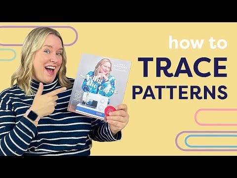 How to trace sewing patterns using a printed pattern