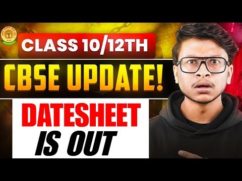 CBSE changed 10/12th Datesheet AGAIN😲